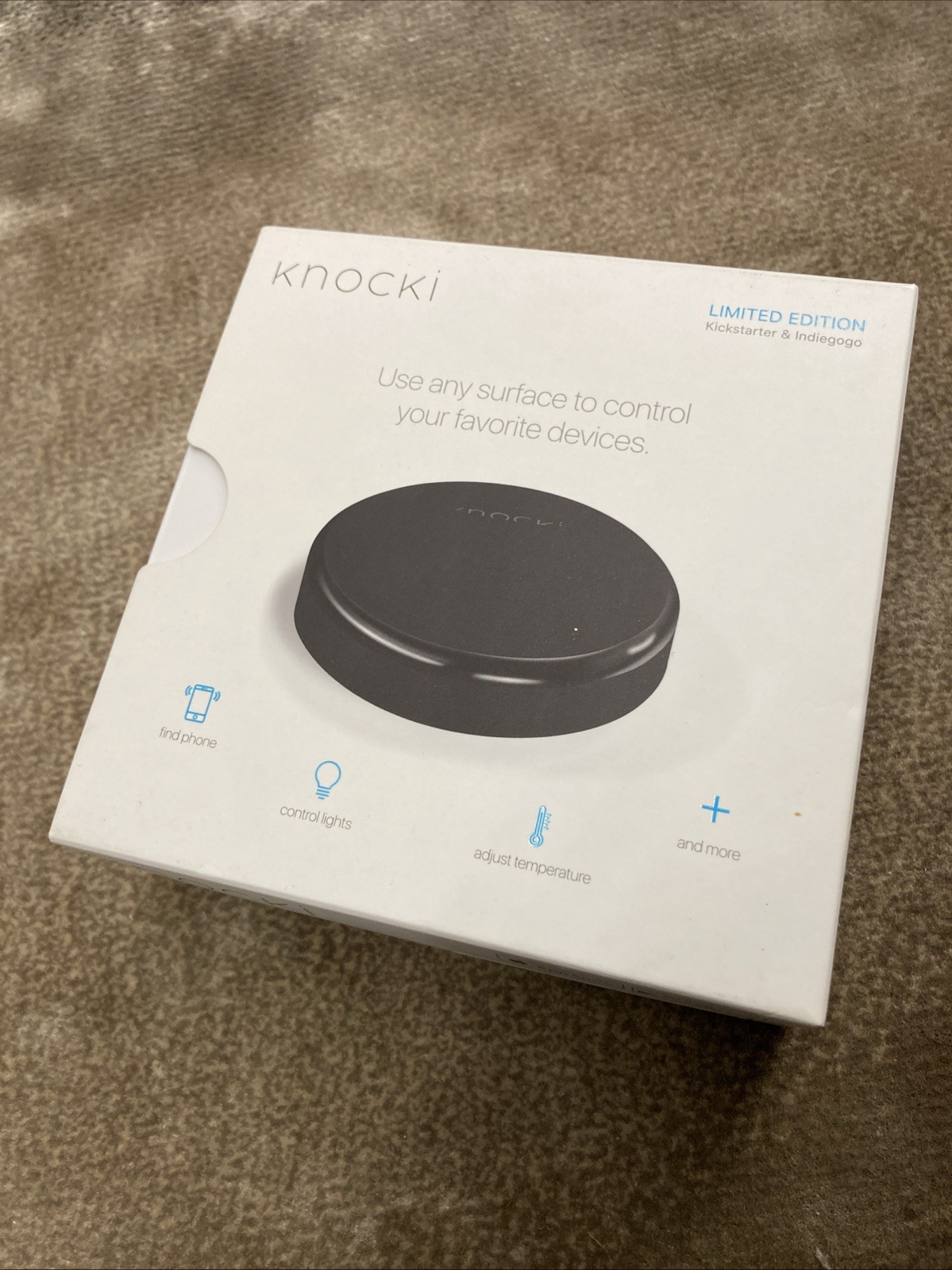 Knocki limited edition surface gesture control smart home devices wifi