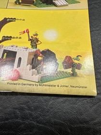 CRISPY Vintage LEGO 6066 Camouflaged Outpost Forestmen Original Instruction Book