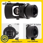 1"  DD to 3/4" 36 Spline Universal Steering Shaft Single U-Joint Coupler Black