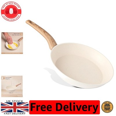 Hochwertiges 20 cm Induktions-Herd Antihaft Wok Set mit Holzgriff