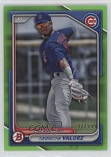 2024 Bowman Prospects Neon Green Border 337/399 Derniche Valdez #BP-7 00em