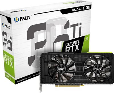 Palit GeForce RTX 3060 Ti Dual V1  | 8GB GDDR6 | HDMI | 2x DisplayPort | NEU