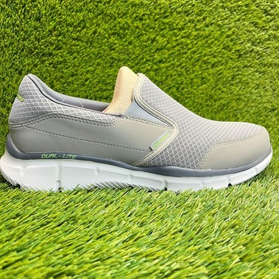 Skechers Equalizer Persistent Mens Size 11 Gray Athletic Slip-On Shoes Sneakers