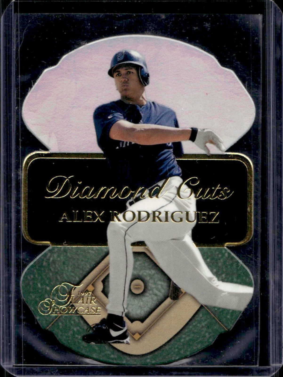 1997 Fleer Flair Showcase Alex Rodriguez Diamond Cuts #16 Mariners