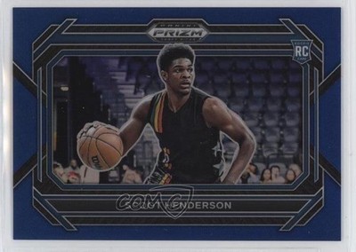 2023 Prizm Draft Picks Blue Variations 14/199 Scoot Henderson #24 Rookie RC 02v3