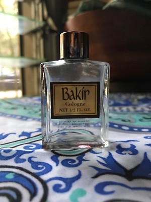 Germaine Monteil Bakir Cologne 1/2 FL. OZ. Vintage Bottle
