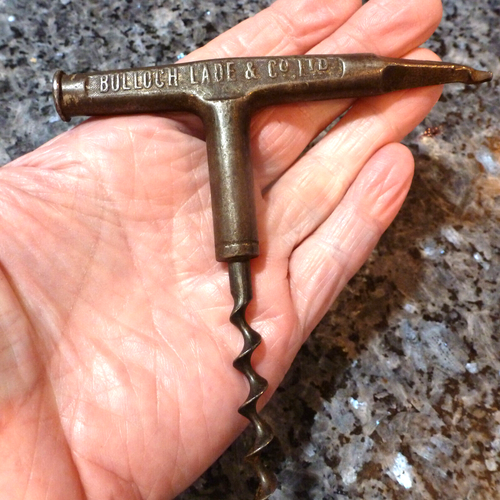 ANTIQUE CORKSCREW EXTRA SPECIAL GOLD LABEL WHISKY BULLOCH & LADE CO. Ltd - Picture 2 of 6