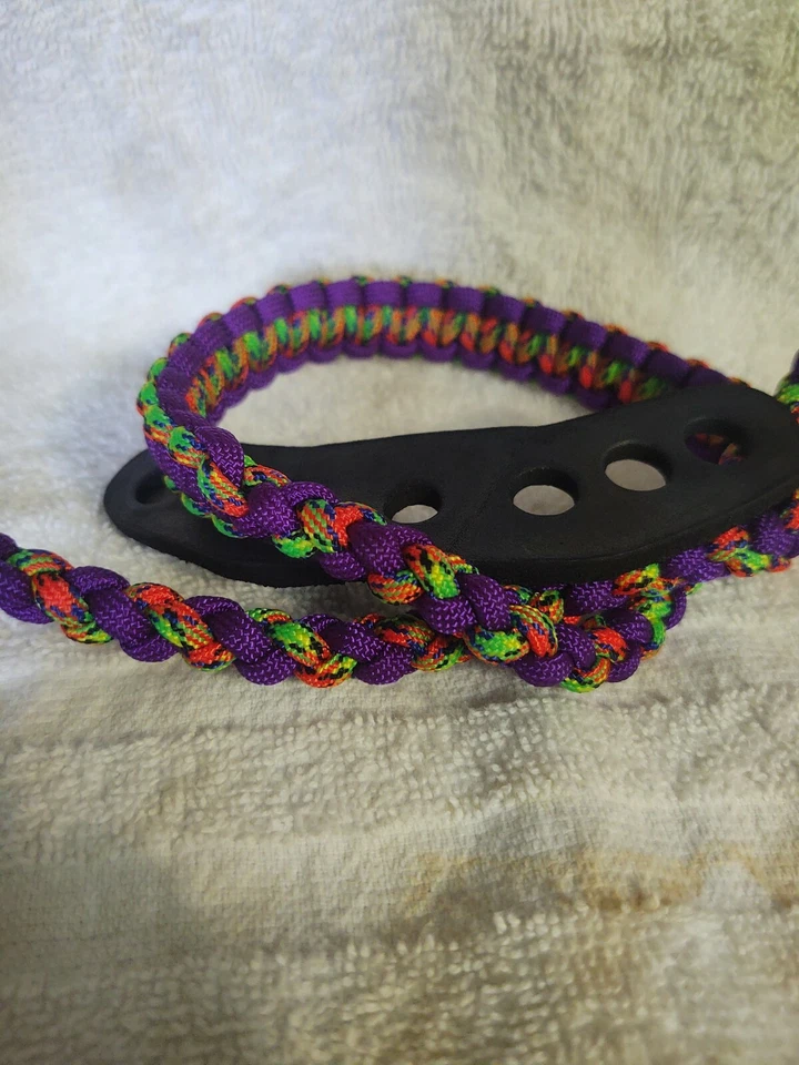 Archery Neon acid purple & Calypso Bling Sling bow wrist strap FREE SHIP Mathews - Image 2 of 4
