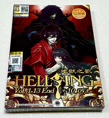 Hellsing (VOL.1 - 13 End + 10-OVA) ~ English Audio & Subtitle ~ Anime DVD ~
