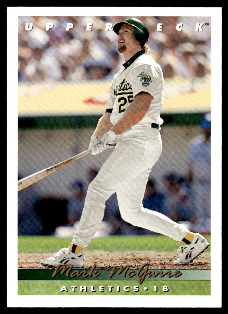 Mark Mcgwire #566 Baseball Cards 1993 Upper Deck trading card — raw and PSA graded price guide
