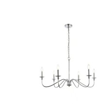 Living District Rohan 6 lights polished nicke...