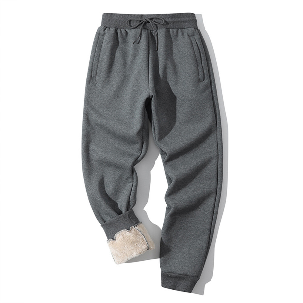men sherpa sweatpants