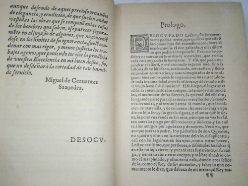 1897 DON QUIXOTE CERVANTES FACSIMILE OF THE 1608 EDITION !!! SPANISH - VOLUME 1 - Picture 7 of 24