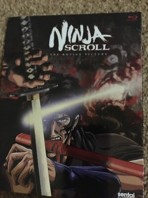 Ninja Scroll (Blu-ray) Slipcover (New, Sealed) 814131011770|