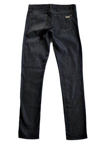 Jeans skinny donna Juicy Couture taglia 27 elasticizzato blu scuro lavaggio vita bassa nuovo - Foto 2 di 5