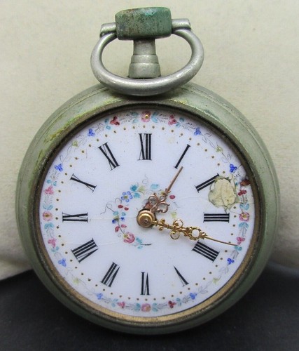 Montre Gousset Ancienne Mécanique à Clé - Argentan - Diamètre 45mm - À Restaurer