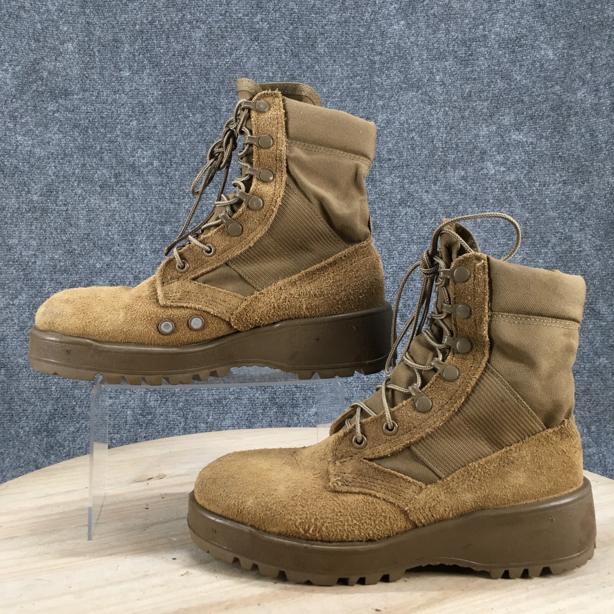 Altama Boots Mens 5.5 W Hot Weather Army Combat Boots 798 Brown