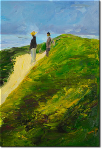 Auf der Düne Ausschnitt - Ein handgemaltes Ölbild nach Max Liebermann in 35x52cm - Bild 1 von 1