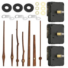 Uhrwerk Ersatz 3 Set Quartz Uhrwerk Batterie Betrieben Basteln Holz Wand Uhr