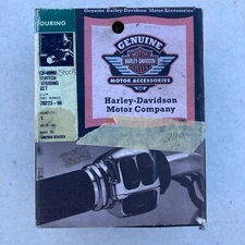 Harley-Davidson 70223-96 Touring Models Black Switch Housing Cover Set