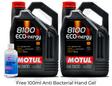 Image of Motul 8100 Eco-Nergy 5W-30 Fully Synthetic Engine Oil 10 Litres 10L + FREE GIFT