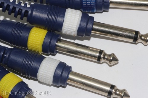 3m 4 Channel 1/4 Inch Stereo to Mono Professional OFC Stage Snake Link Cable - Afbeelding 2 van 12