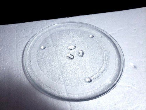 10" Microwave Glass Turntable Plate Samsung and G.E. DE74-00027A, WB49X10065 - Picture 3 of 5