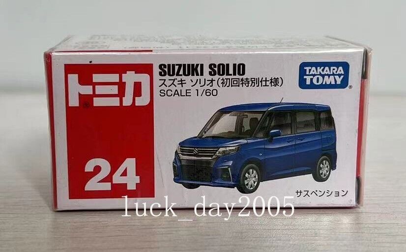 Takara Tomy Tomica 24 1/60 Diecast Suzuki Solio Blue First Edition