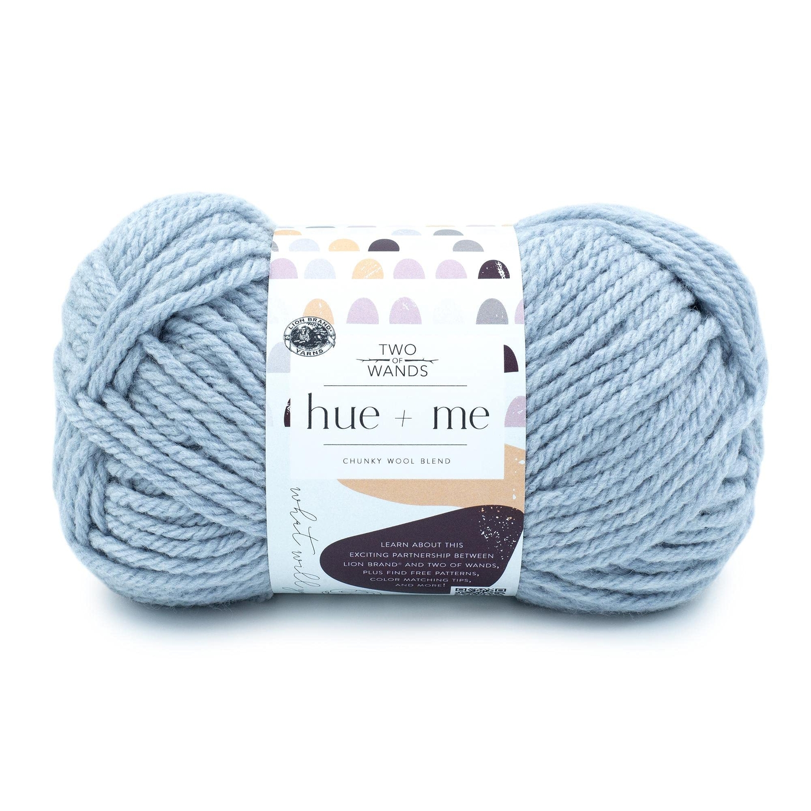 Lion Brand Hue + Me Yarn for Knitting Crocheting and Crafting Bulky and Thick...