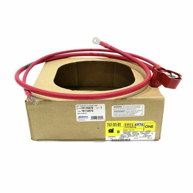 Genuine GM 2006-2011 Chevrolet Monte Carlo LS LT Battery Cable Positive 19116976 - Image 4 of 4