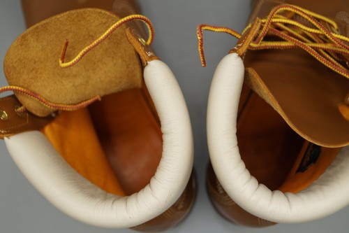 Timberland 6 pollici stivali/stivali impermeabili EU 45 US 11 pelle marrone tuttofare - Foto 11 di 13