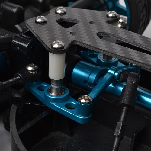 Carbon Upper Deck Shock Tower Battery Plate Kit for Tamiya TT-01 TT-01E Upgrades - Picture 4 of 16