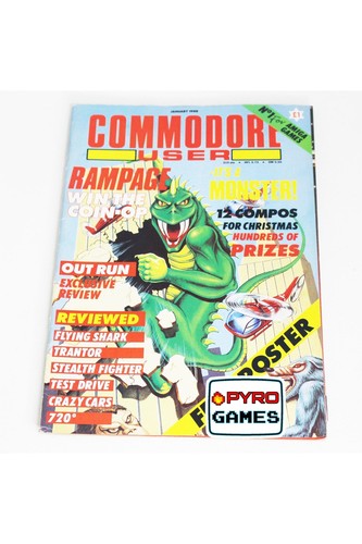 CU / Commodore User Magazine - January 1988 - Rampage - 第 1/1 張圖片