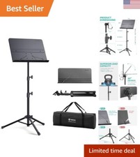 Sheet Music Stand-Professional Portable Music Stand with Carrying Bag,Folding...