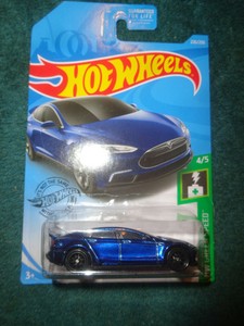 Details About 2019 Hot Wheels Super Treasure Hunt Tesla Model S Rare Chase Car