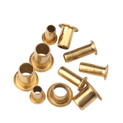 Brass Hollow Tubular Rivets DIN 7340 Eyelet M1.5 M1.7 M2 M2.3 M2.5 M3 M4 M5 M6