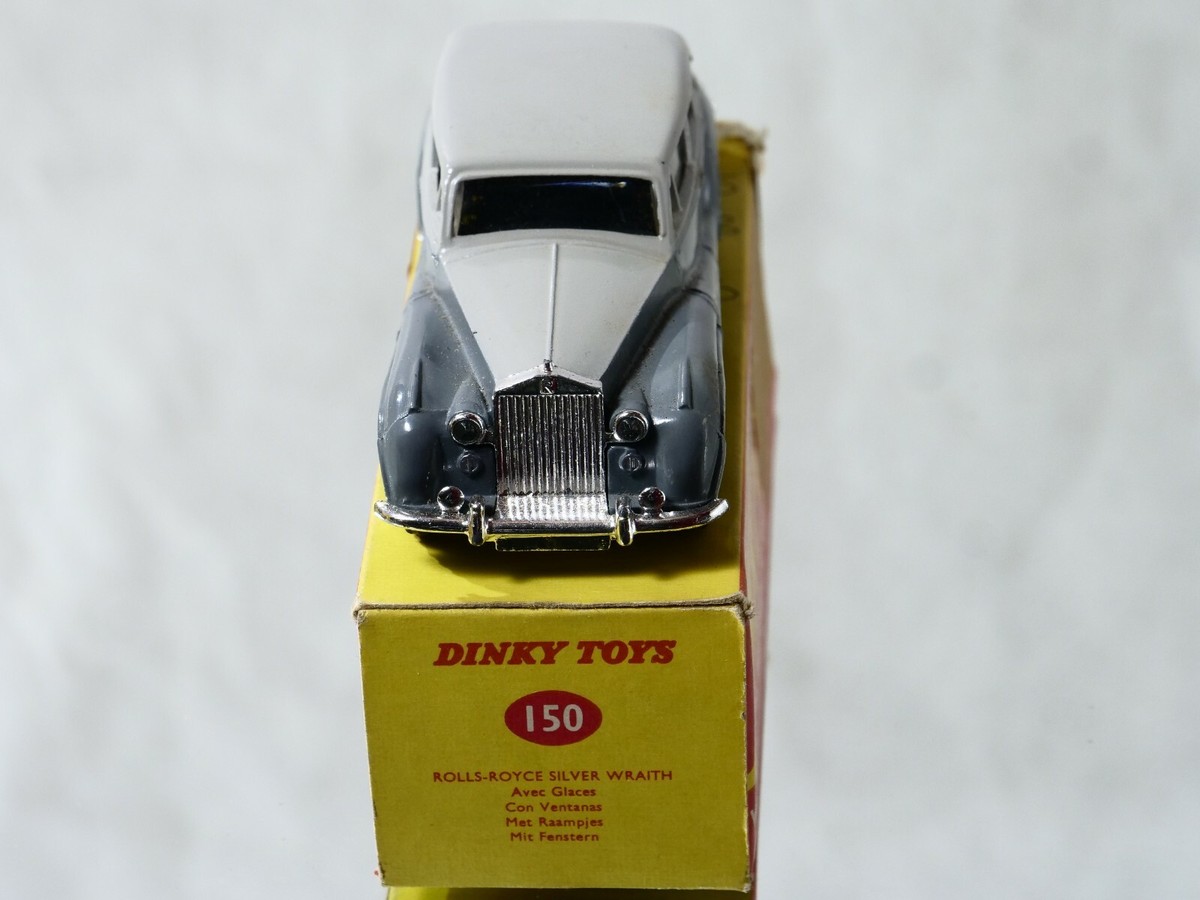 Dinky Toys Rolls-royce Silver Wraith Ref 150 Made in England Boite D