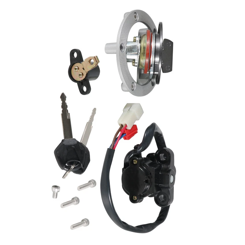 For Yamaha Ignition Key Switch Lock Set FZ6R 2004-16 FZ1 FZ1S FZ1N FZ1000 06-15 - Image 4 of 4