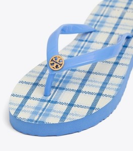 pale blue flip flops