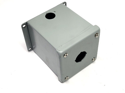 Hoffman E1PBX Extra-Deep Pushbutton Enclosure 4'' x 4'' x 4-3/4''
