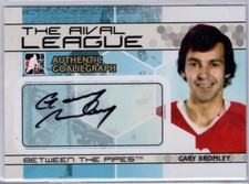 2009-10 Between The Pipes Autographs #AGB Gary Bromley