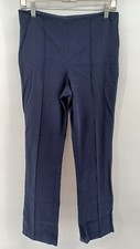 Express Women s Pants Stretch Trouser Size S/P Barely Boot Mid Rise Blue Stretch