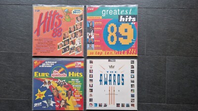 4 LP Various Artists  Sampler aus dem Jahr 1987 - 1989