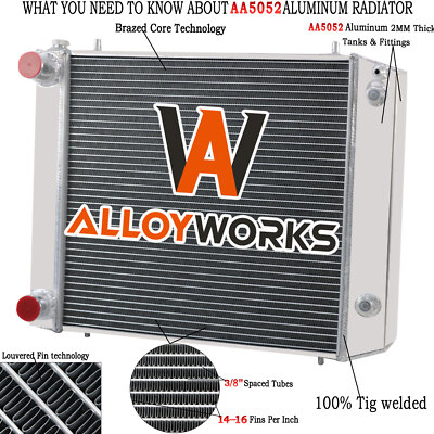 Aluminum 4 Row Radiator For Land Rover Defender Discovery 300TDI 4.0L 1993-1999