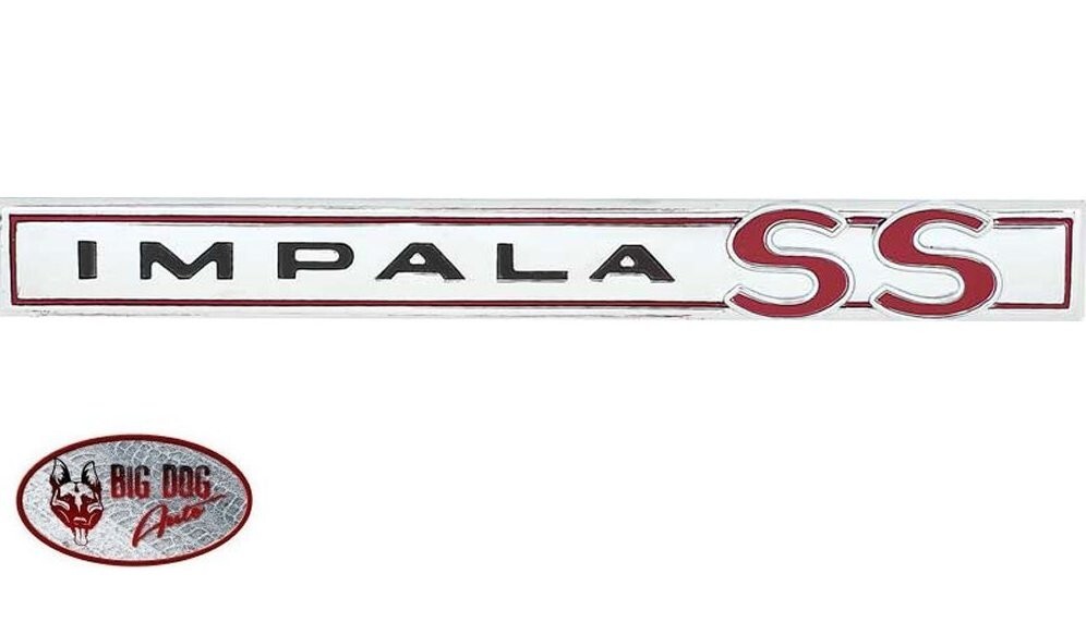 1964 Chevrolet Impala SS Trunk Lid Emblem With Fasteners | eBay