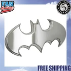 Batman Batwing Logo 3D Car Badge (Chrome)