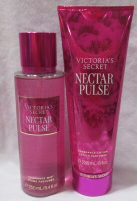 Victoria's Secret Fragrance Mist & Lotion Set Lot of 2 NECTAR PULSE peony musk