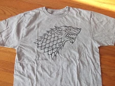 GAME OF THRONES official House of Stark HBO t-shirt Adult Medium 