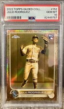 2022 Topps Gilded Julio Rodriguez /199 PSA 10
