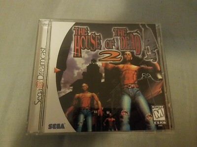 House of the Dead 2 (Sega Dreamcast, 1999) White Label NICE DISC Complete CIB